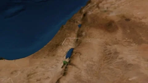 Jerusalem locator Stock Footage 344589020