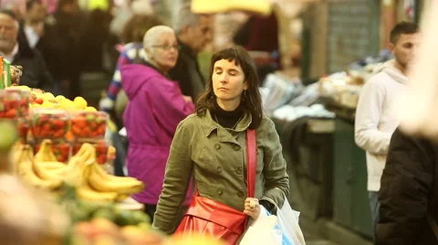 Jerusalem Market 12 Stock Footage 49698776