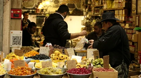 Jerusalem Market 13 Stock Footage 49698788