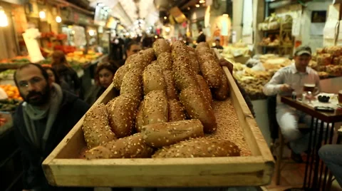 Jerusalem Market 14 Stock Footage 49698956