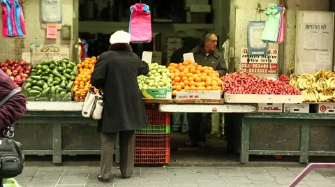 Jerusalem Market 7 Stock Footage 49699454