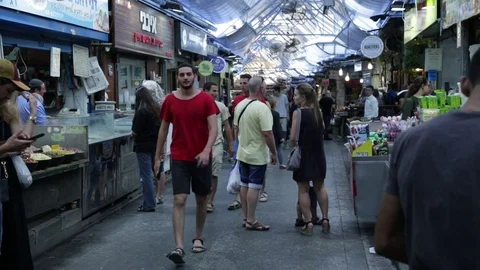 Jerusalem Market 스톡 동영상 82885821