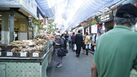 Jerusalem Market 스톡 동영상 82886046