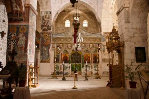 Jerusalem monastry of the cross Stock Photos