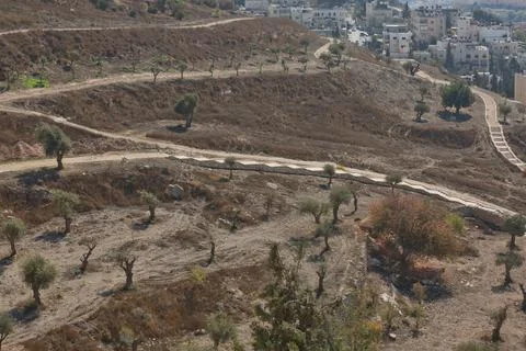 Jerusalem from Mount of Olives Stock Photos