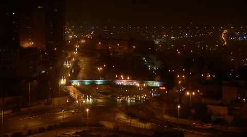 Jerusalem at night Stock Footage 10831841