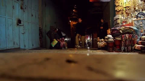 Jerusalem Night HD 1 Stock Footage 10731083