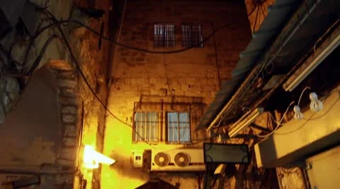 Jerusalem Night HD 4 Stock Footage 10731174