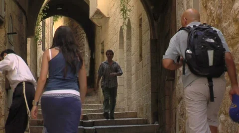 Jerusalem - Old City Stock Footage 488933