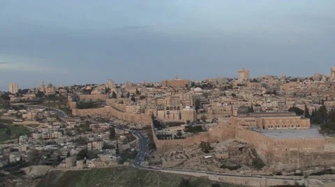 Jerusalem Old City Stock Footage 35724641