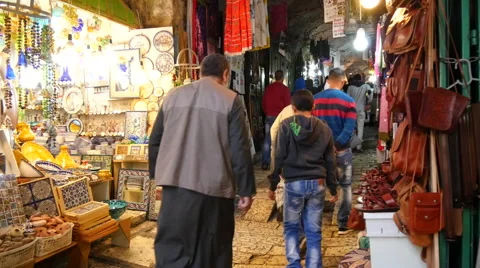 Jerusalem old city Stock Footage 47228538