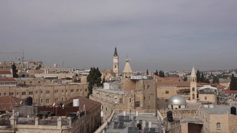Jerusalem old city Stock Footage 122434239