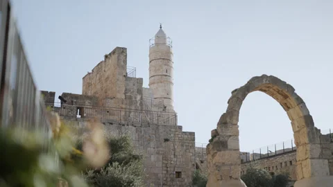 Jerusalem old city 스톡 동영상 330745305