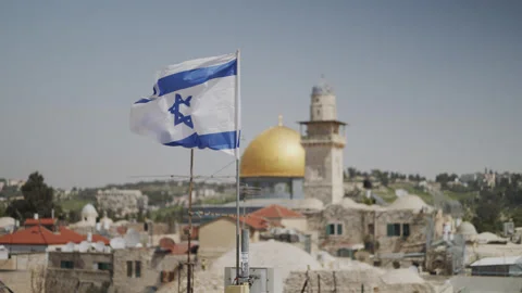 Jerusalem old city 스톡 동영상 330745307