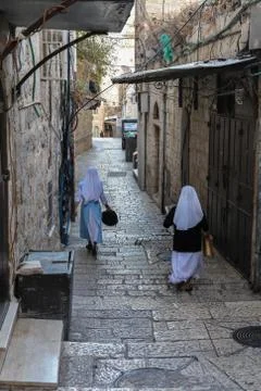 Jerusalem, the Old City. Stock Photos