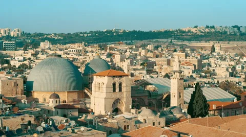 Jerusalem, old town, dome, panoramic 動画素材 46040300