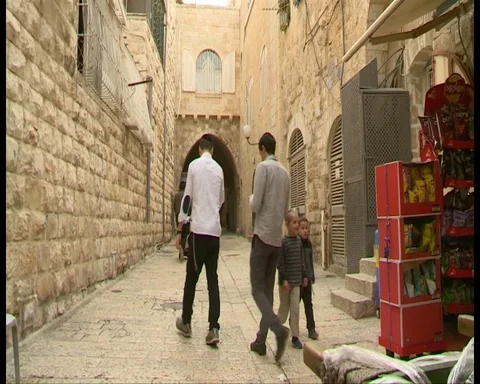 Jerusalem old town Stock Footage 87949967