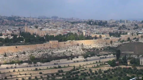 Jerusalem Pan Stock Footage 169828129