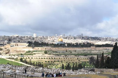 Jerusalem Panorama Foto stock