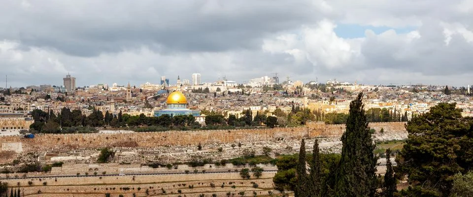 Jerusalem panoramic view Foto stock