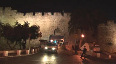 Jerusalem Police Stock Footage 4367403