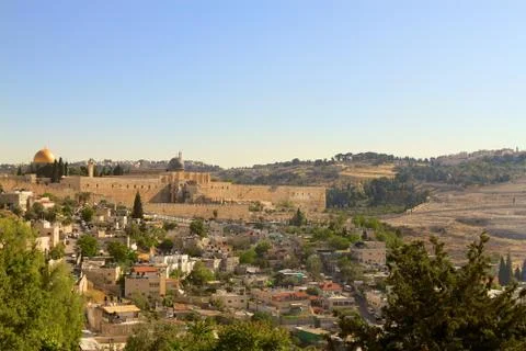 Jerusalem Skyline Stock Photos