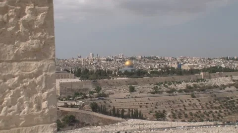 JERUSALEM SLIDER SHOT Stock Footage 40022146