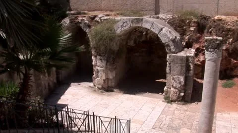 Jerusalem street 3 Stock Footage 8911683