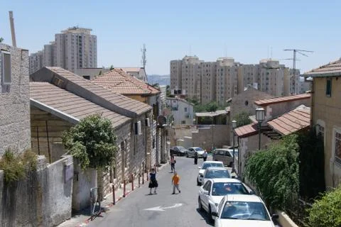 Jerusalem street Stock Photos