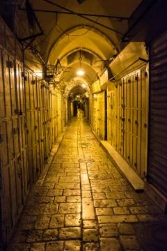 Jerusalem streets Stock Photos