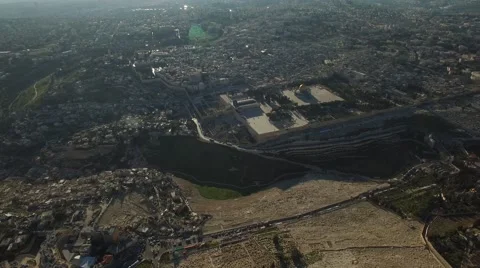 Jerusalem - Temple mount; Mount of Olives_03 스톡 동영상 64199471