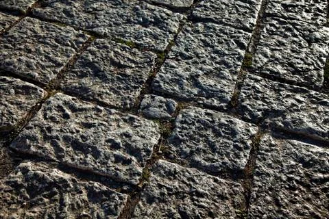 Jerusalem tiled road Stock Photos