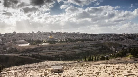 Jerusalem timelapse Stock Footage 58815491