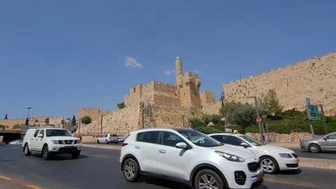 Jerusalem - Tower of david 4k timelapse Vidéo 92094185