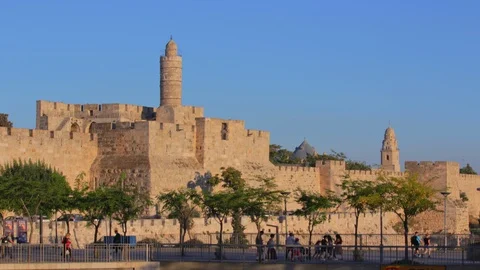 Jerusalem - Tower of david 4k timelapse. 9/7/2018 Vidéo 92096194