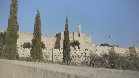 Jerusalem Tower of David Vídeo Stock 114237932