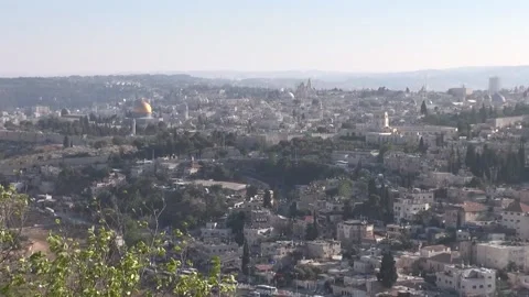 Jerusalem view from NE 動画素材 139429900
