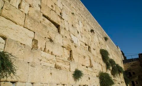 The Jerusalem Wailing Wall Foto stock