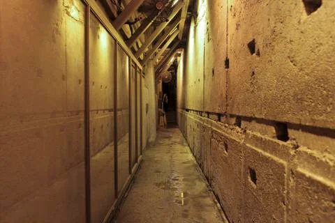 Jerusalem Wall caves Stock Photos