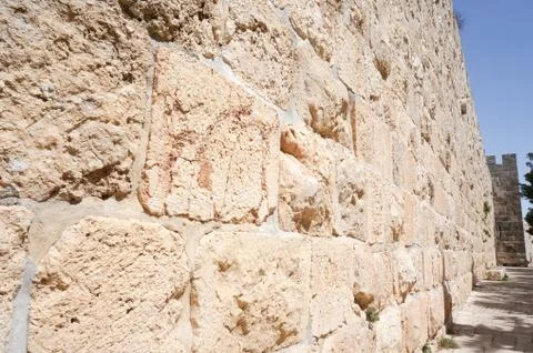 Jerusalem walls Stock Photos