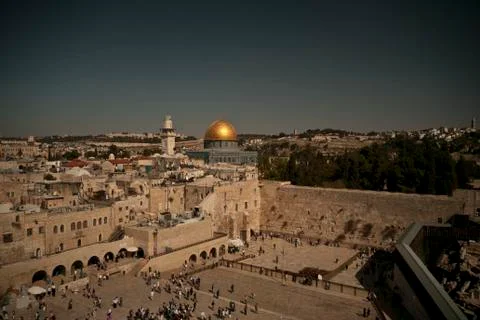 Jerusalem western wall Stock Photos
