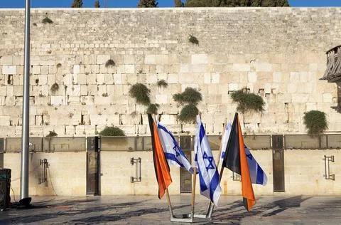 Jerusalem Western Wall Stock Photos