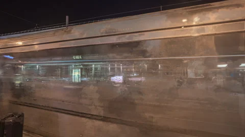 Jerusalem Yitzhak Navon train station transportation timelapse hyperlapse Israel 스톡 동영상 250120364