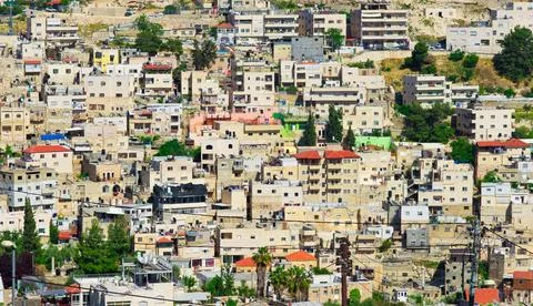 Jerusalemer arabische Nachbarschaft *** Jerusalem Arabic Neighbourhood 110... Stock Photos
