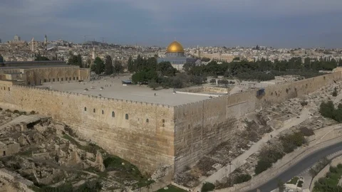 Jerusalm Temple Mount 02 Stock Footage 123156148
