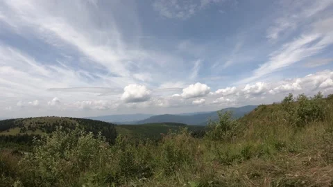 Jeseniky - clouds - timelapse 1 Stock Footage 152577824