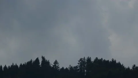 Jeseniky - clouds - timelapse 5 Stock Footage 152578023