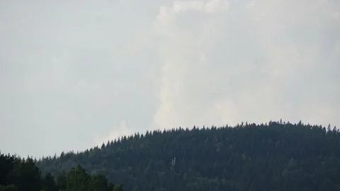 Jeseniky - clouds - timelapse 6 Stock Footage 152577877