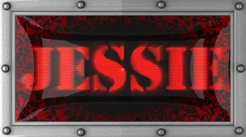 Jessie on led Stock Footage 8760191