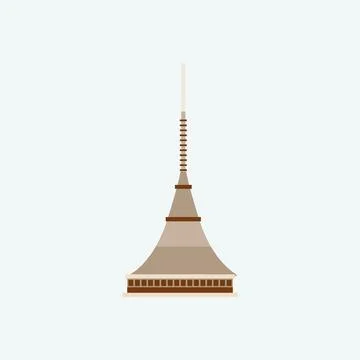 Jested Tower. TV Tower Stock Illustration